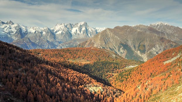 Podzimní Klenot Itálie: Objevte Turistické Trasy Valle dAosta